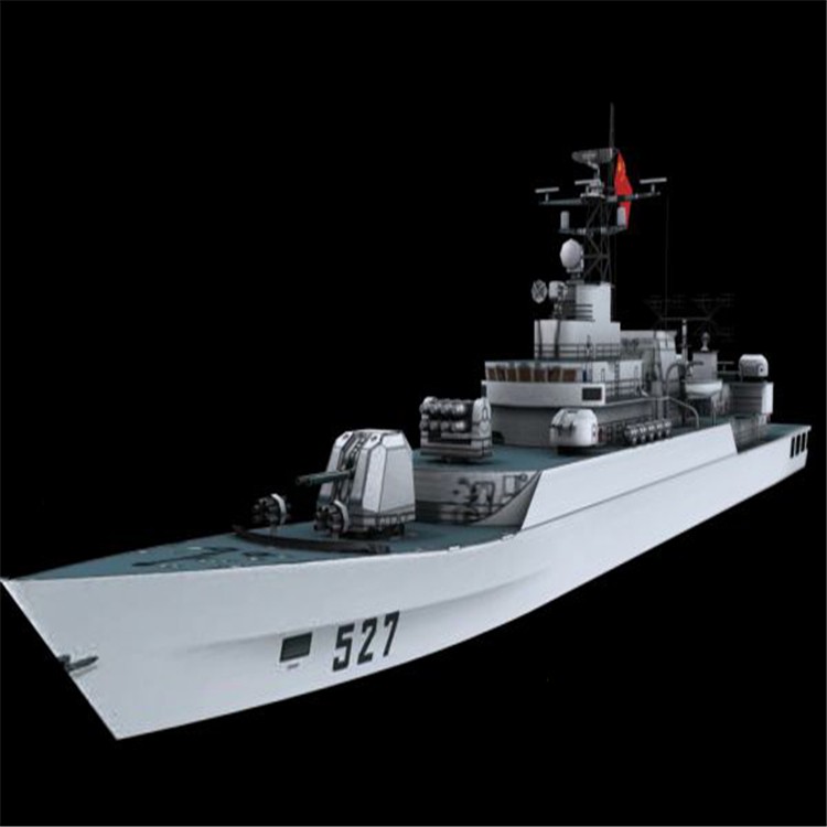 郊区3d护卫舰模型